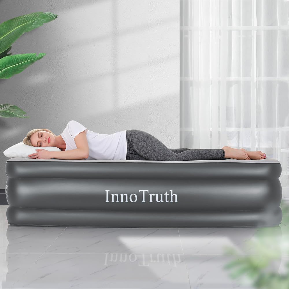 InnoTruth Queen Air Mattress with Built-in Pump - 18