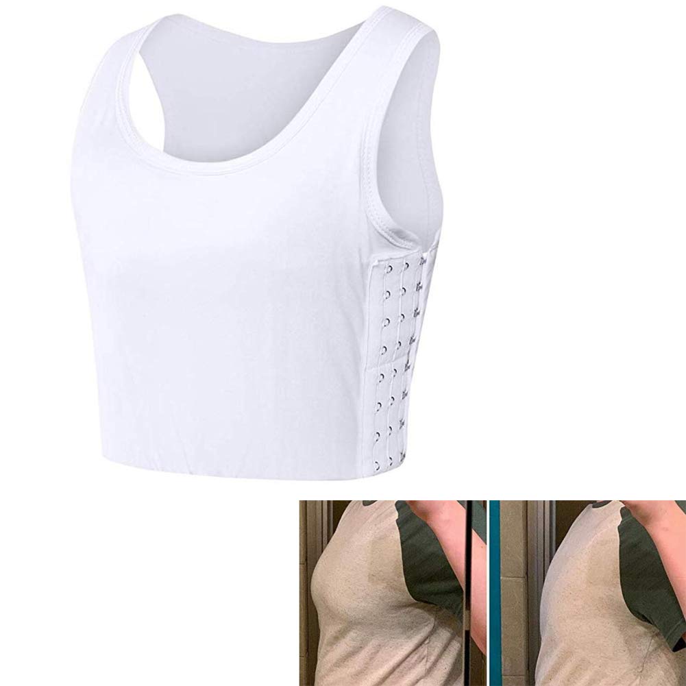 **WW Corset Binder Tank Top - Adjustable Side Compression Bra for Transgender, Tomboy & Cosplay - Flat Chest Design for Women | Perfect for Everyday Wear, Costumes & Gender Affirmation**