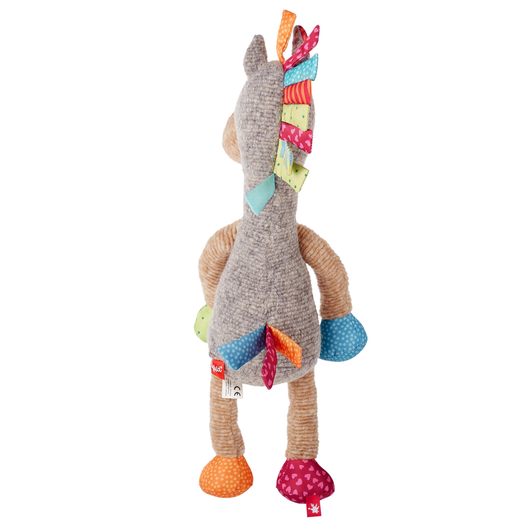 Cute Patchwork Horse Plush Toy - Soft Stuffed Animal for Kids & Collectors | Perfect for Nursery Decor, Birthday Gifts & Cuddling