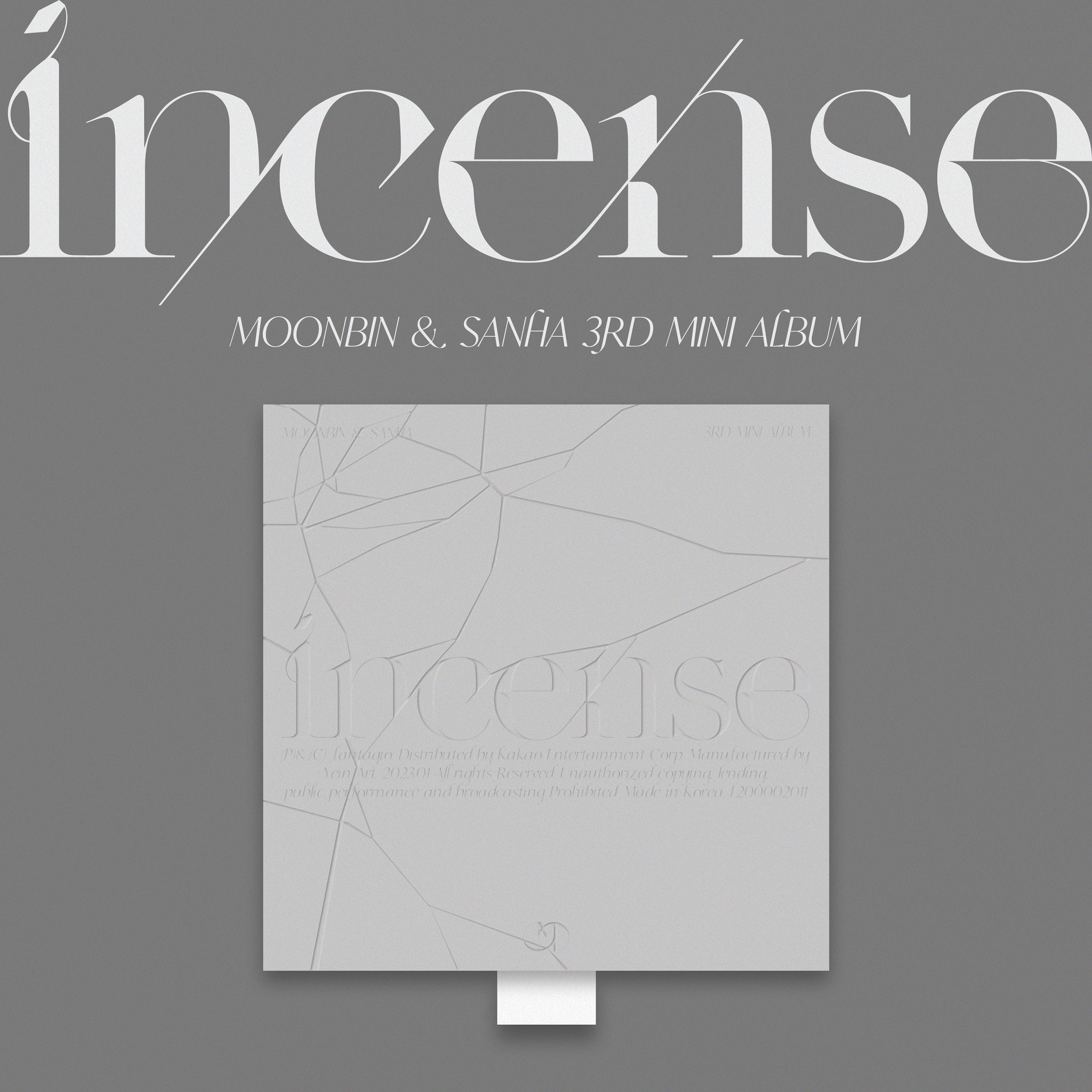 MOONBIN & SANHA 3RD MINI ALBUM 'INCENSE' - K-Pop CD with Photobook & Poster - Perfect for K-Pop Fans, Collectors, and Gift Giving