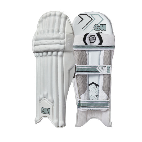 GM 808 Cricket Batting Pads 2024 - Professional Cricket Leg Guards for Adult Players - Perfect for Practice & Match Play