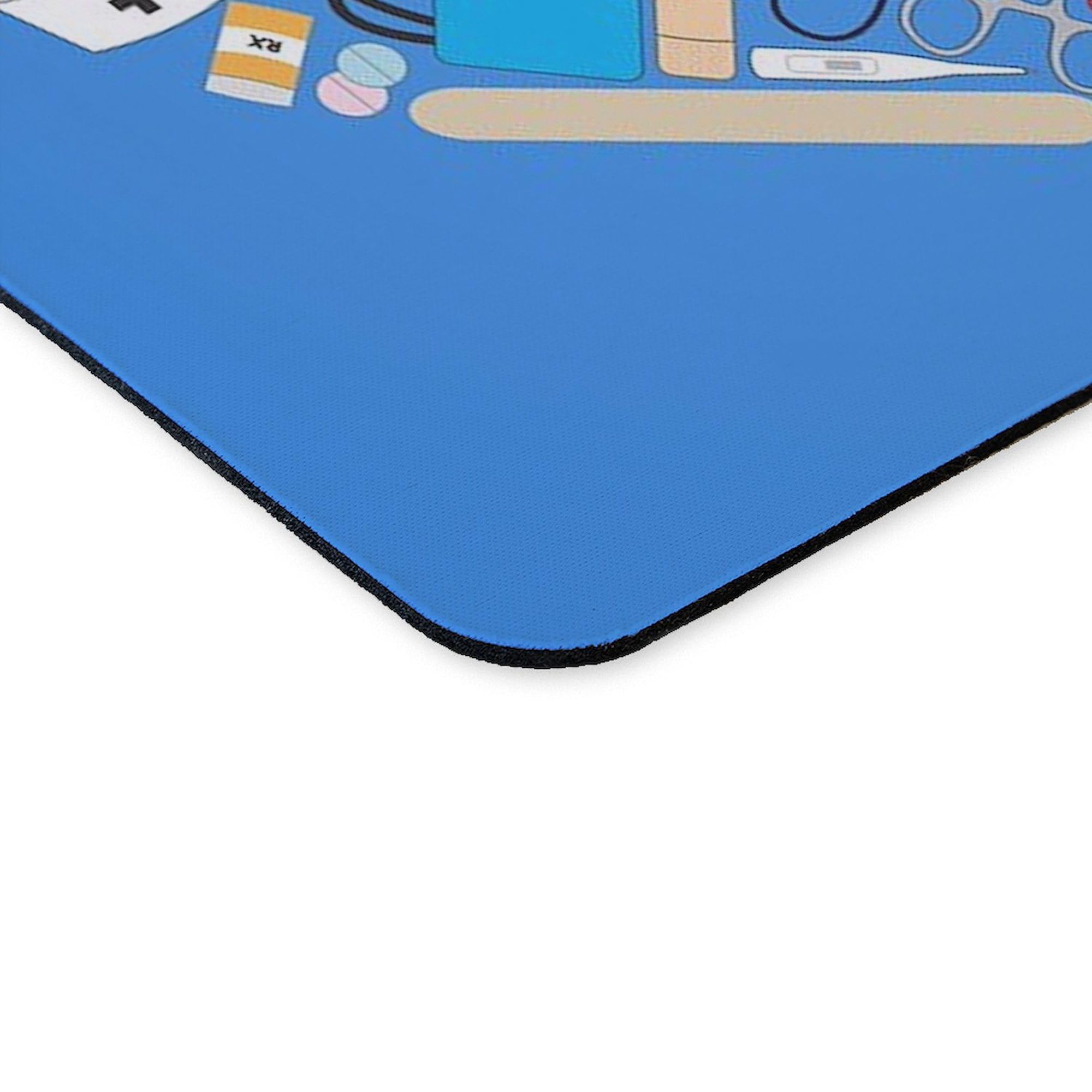 Non-Slip Rubber Heart Mousepad for Nurses - Cute Gaming Mouse Pad with Anti-Skid Base for Office, Home & Hospital Use