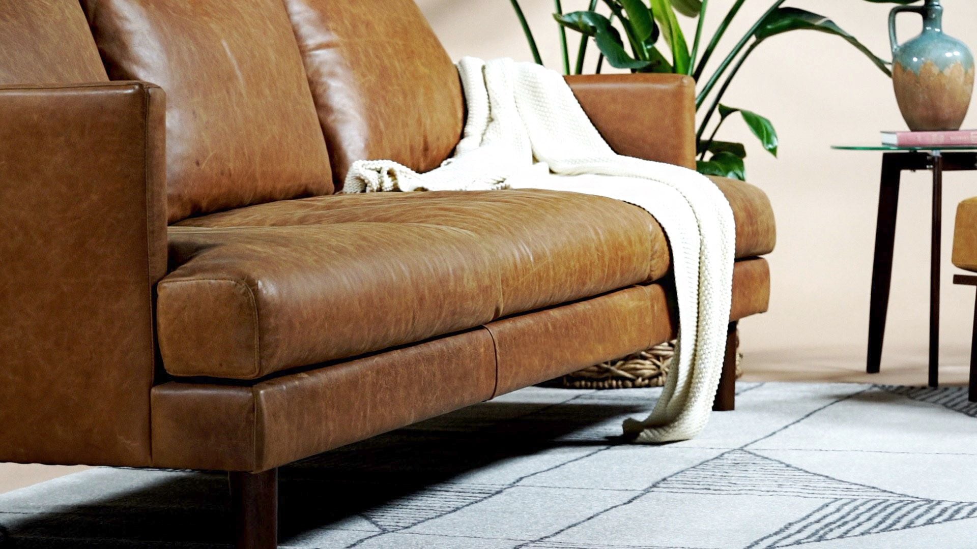 Modern Girona Sofa - Comfortable 3-Seater Couch for Living Room, Lounge & Office - Soft Fabric Upholstery with Sturdy Wooden Frame - Perfect for Relaxing, Entertaining & Small Spaces