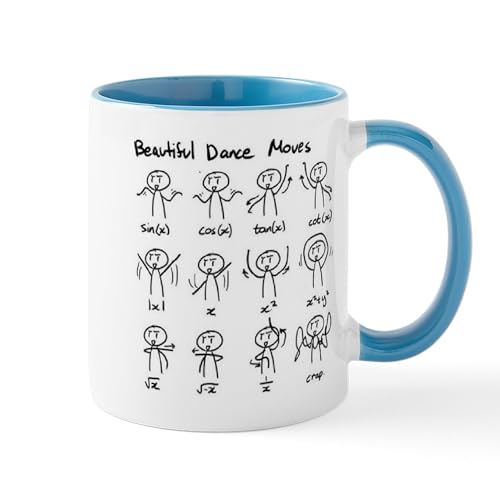 White/Blue Inside - Beautiful (Math) Dance Moves Mug