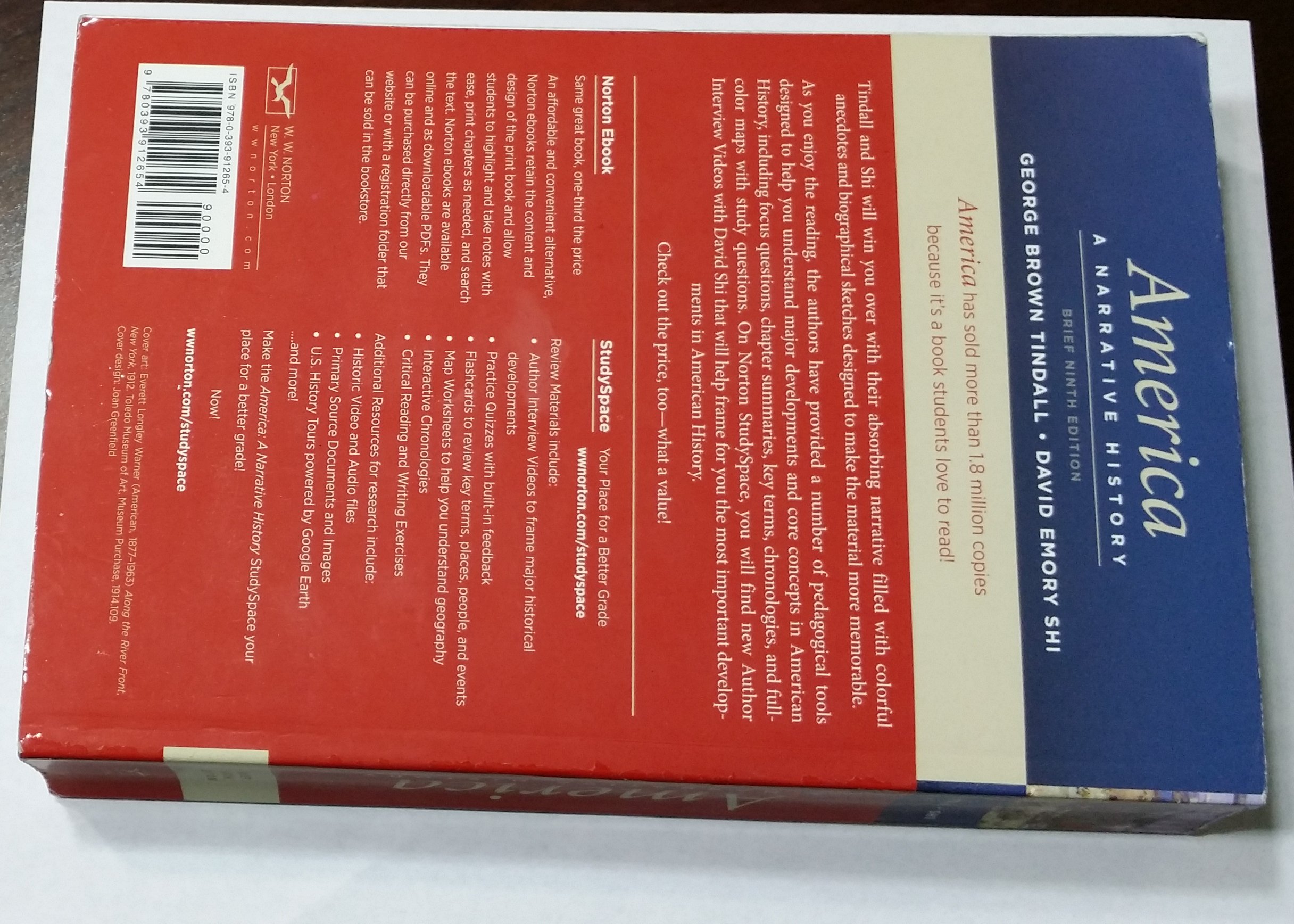 America: A Narrative History, 9th Edition - US History Textbook for College Students | Perfect for American History Courses & Homeschooling