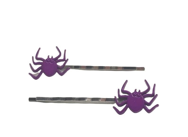 Spider Hair Clips for Women - Halloween Hair Pins Set with Festive Bobby Pins, Girls Hair Barrettes for Costume Party Accessories | Perfect for Halloween Costumes, Cosplay, Themed Parties & Spooky Events