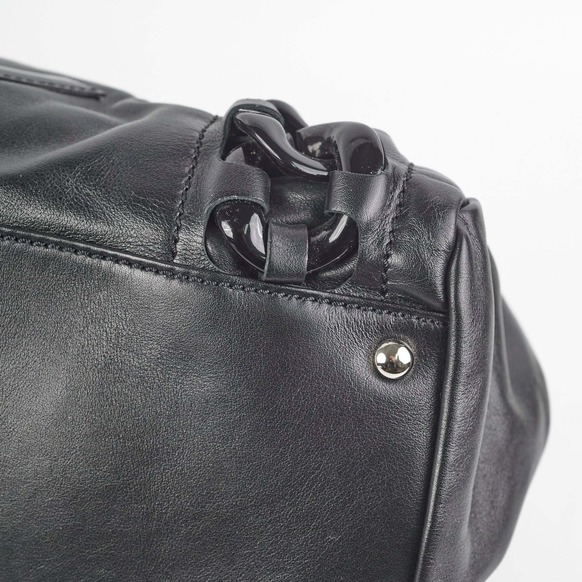 Chanel Black Resin Modern Chain Tote Bag - Luxury Designer Handbag for Women, Perfect for Work, Travel & Evening Events