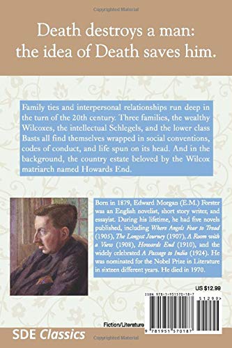 Howards End by E.M. Forster - Classic English Novel | Literary Fiction Book for Book Clubs & Literature Lovers | Perfect for Reading, Book Discussions & Gifts