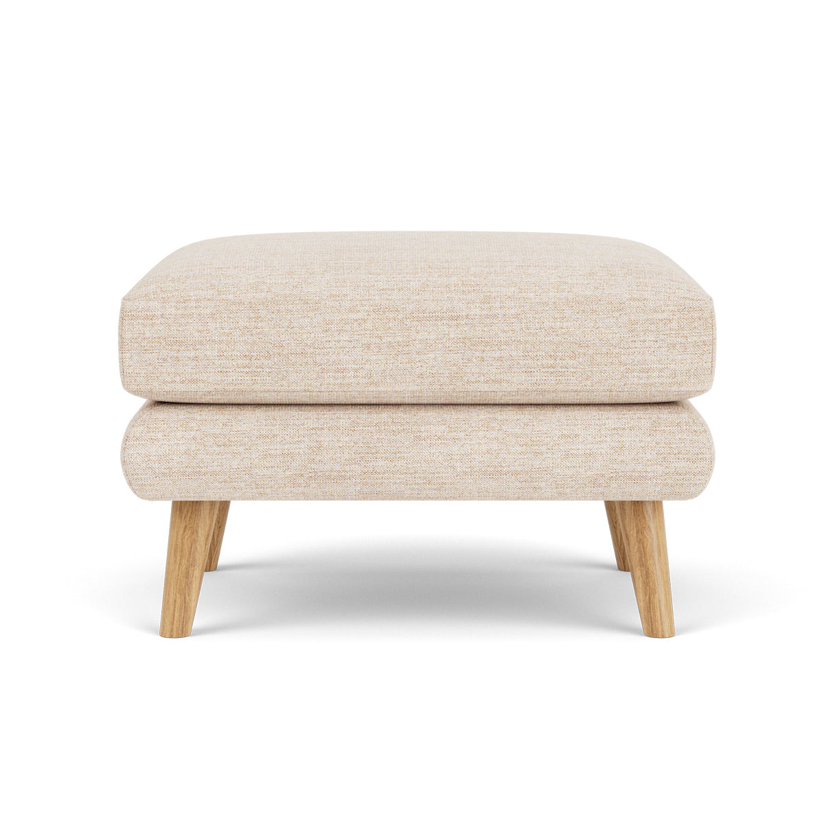 George Fabric Ottoman - Stylish and Comfortable Footrest, Storage Bench for Living Room, Bedroom, or Office - Perfect for Relaxing, Extra Seating & Home Organization