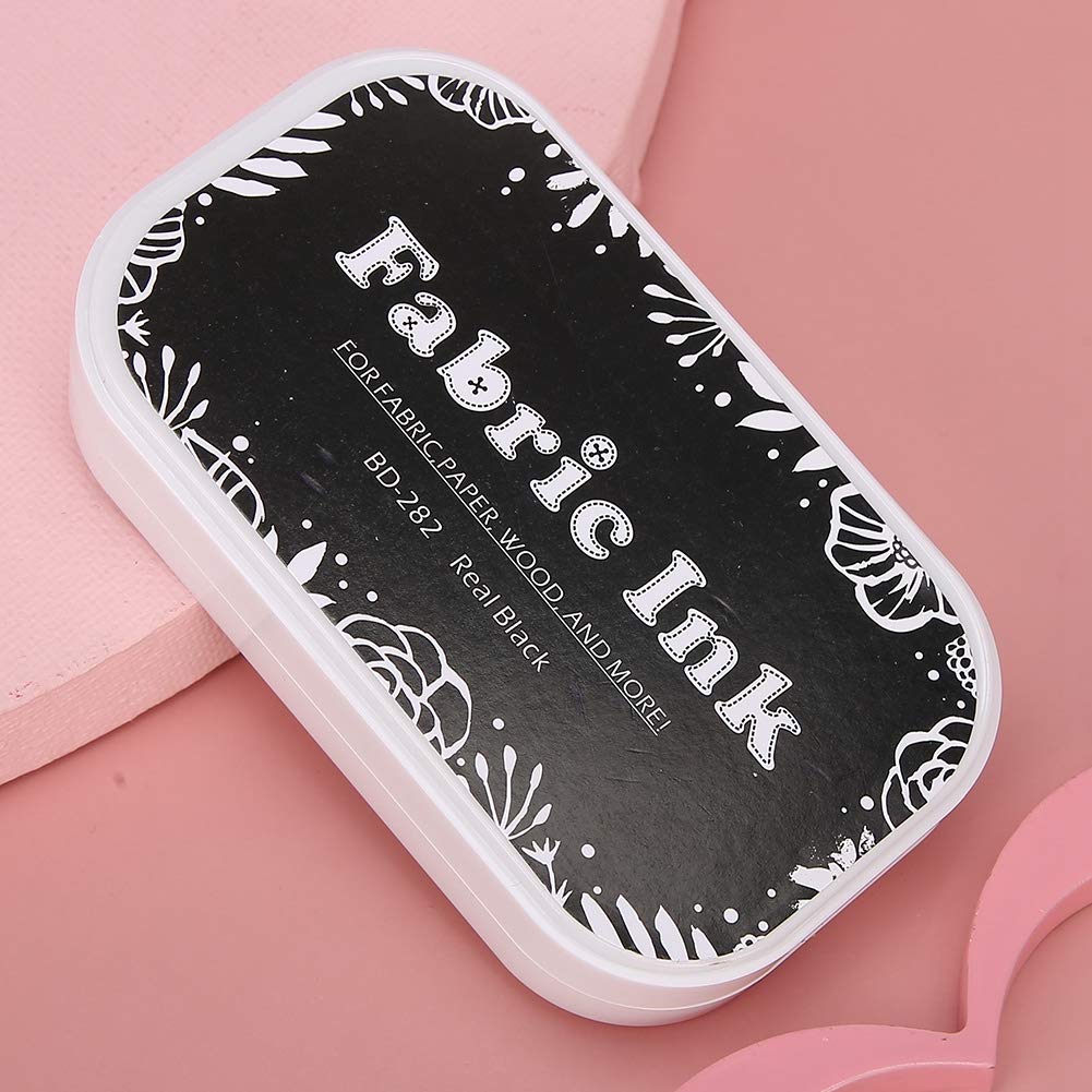 Premium Black Stamp Ink Pads for Rubber Stamps - Ideal for Card Making, Scrapbooking, Wood, Fabric & Paper Crafts - Perfect for DIY Projects, Gift Wrapping & Stationery Design