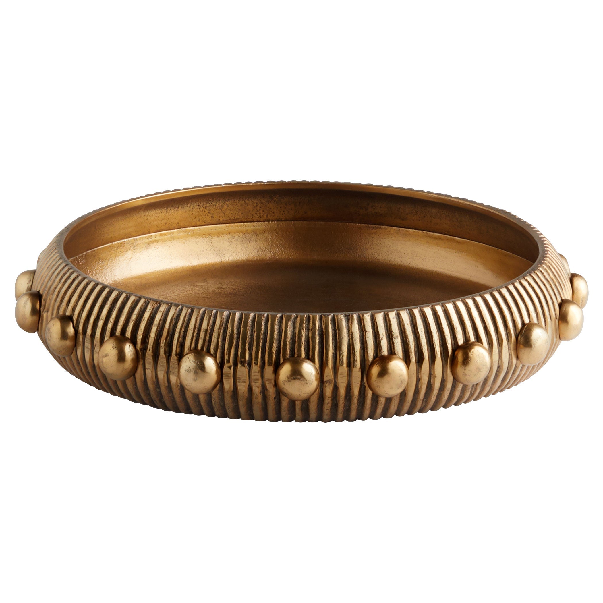 Cyan Design 11699 Small Antique Brass Batten Tray - Perfect for Jewelry Storage, Bathroom Organizer & Home Decor Accessory