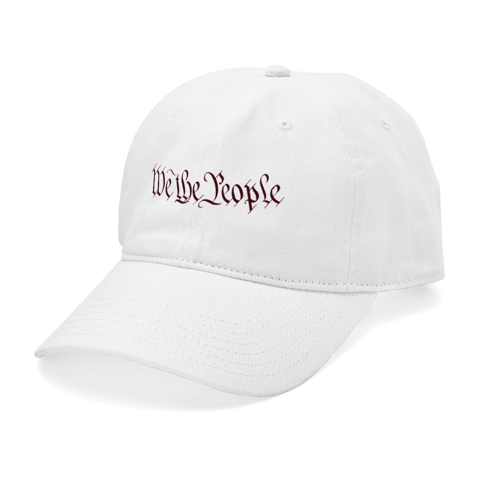 We The People Adjustable Baseball Cap - Patriotic American Flag Hat for Men & Women - Perfect for 4th of July, Political Rallies & Outdoor Events