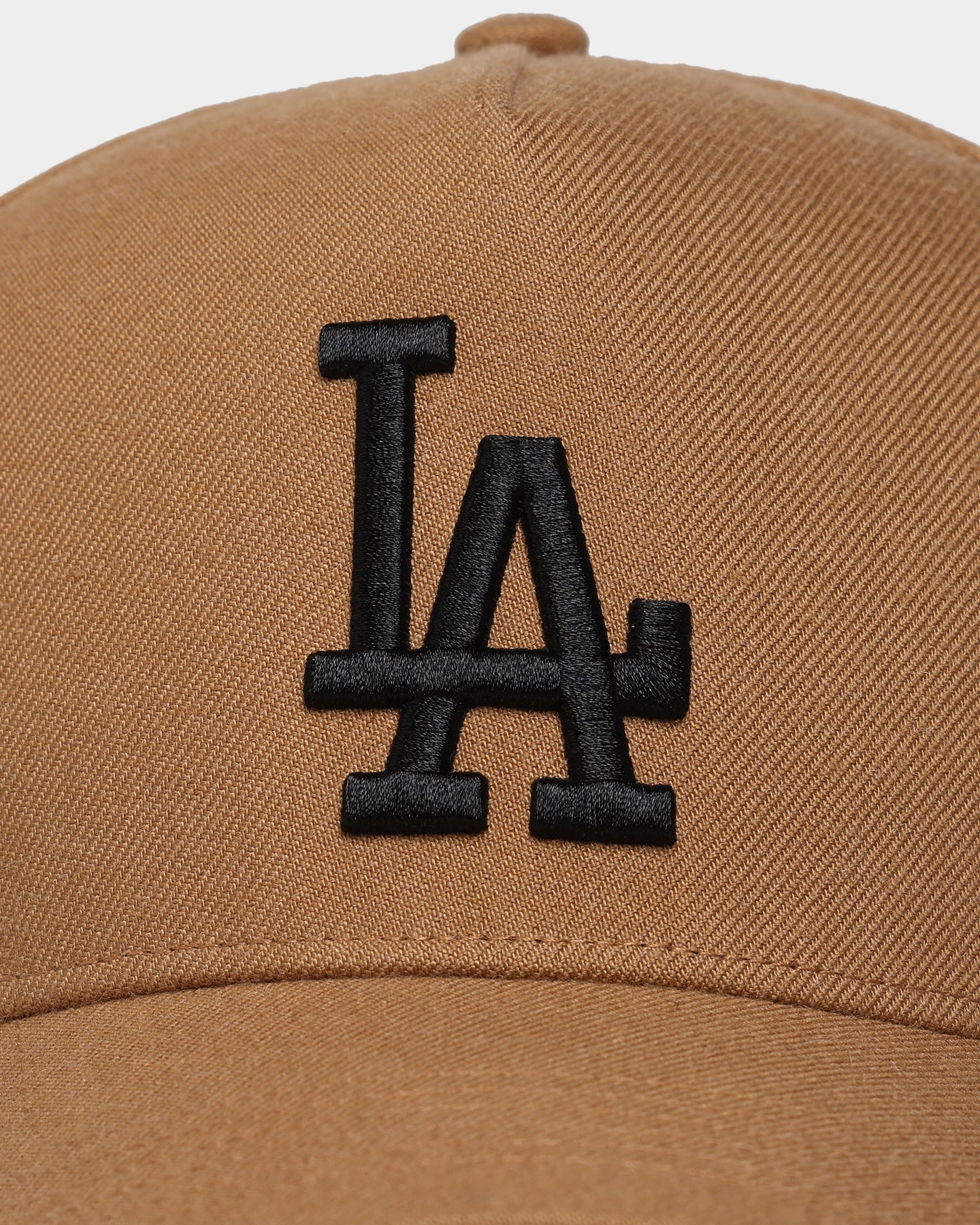 47 Brand Los Angeles Dodgers 'Clean & Simple' Replica 47 MVP DT Snapback Camel Hat - Official MLB Baseball Cap for Men & Women - Perfect for Games, Streetwear & Casual Outfits