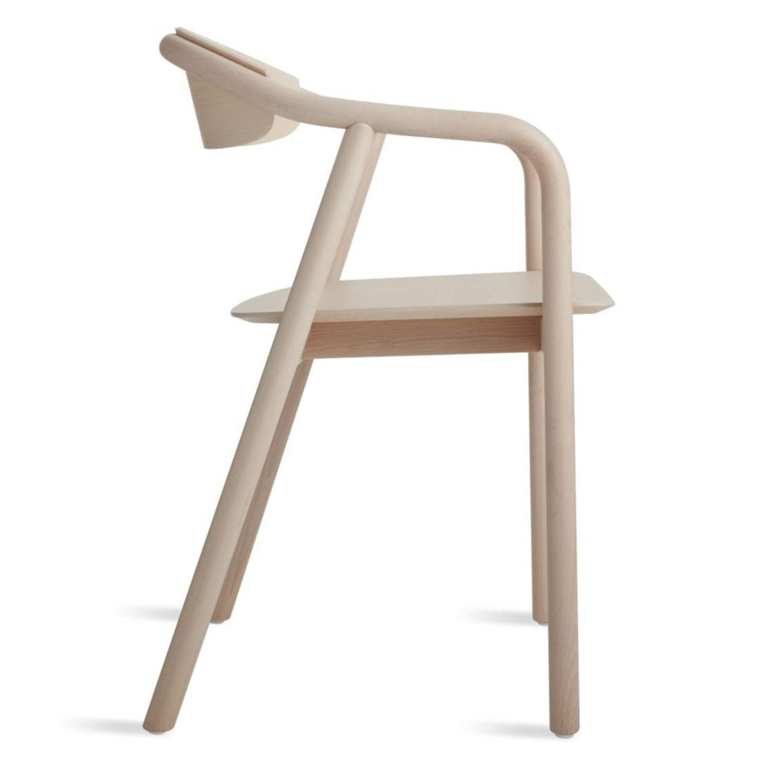 Modern Dibs Dining Chair - Sturdy Wooden Kitchen Chair with Upholstered Seat - Perfect for Dining Room, Kitchen, Breakfast Nook & Home Office