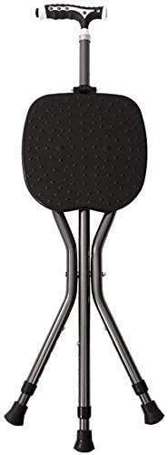 Durable Folding Cane with Seat - Portable Walking Stick & Stool for Seniors - Ideal for Travel, Hiking & Elderly Care - Perfect Gift for Mobility Support