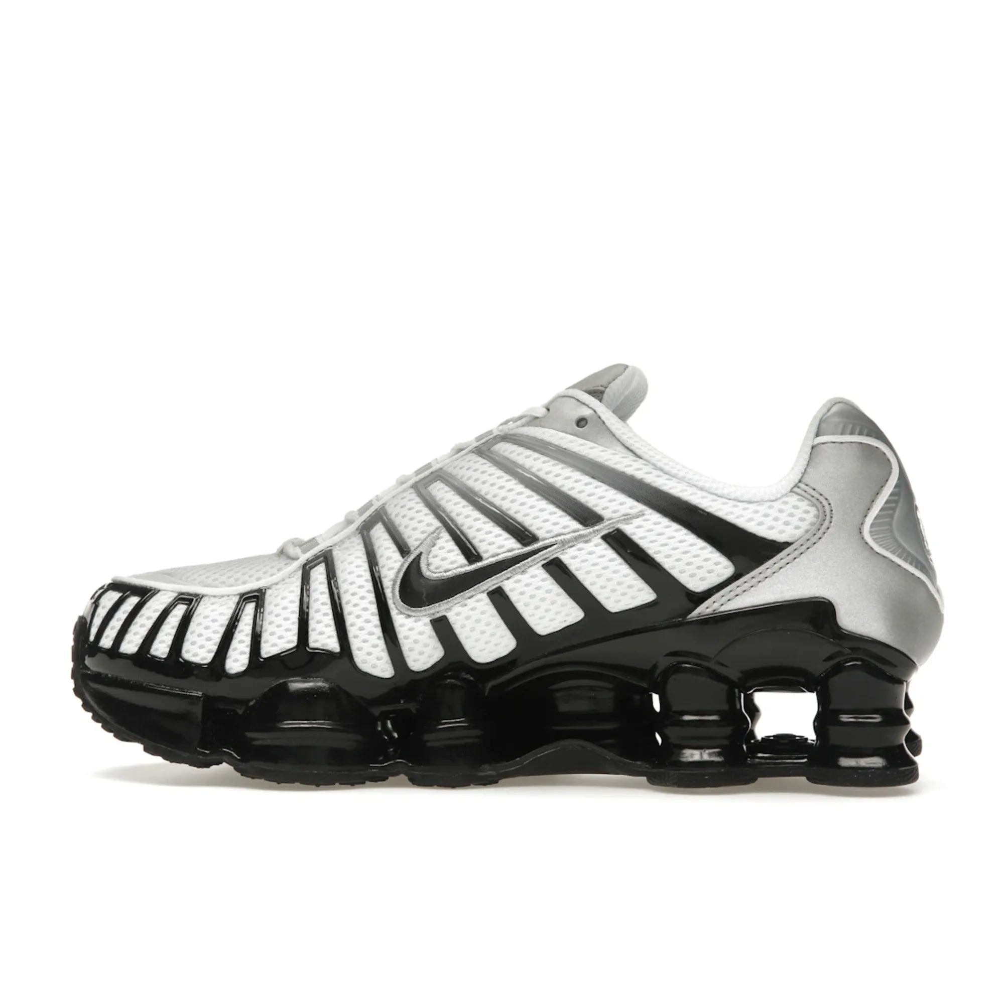 Nike Shox TL Men's Running Shoes - Metallic Silver & Wolf Grey - Lightweight Cushioned Sneakers for Jogging, Gym & Casual Wear