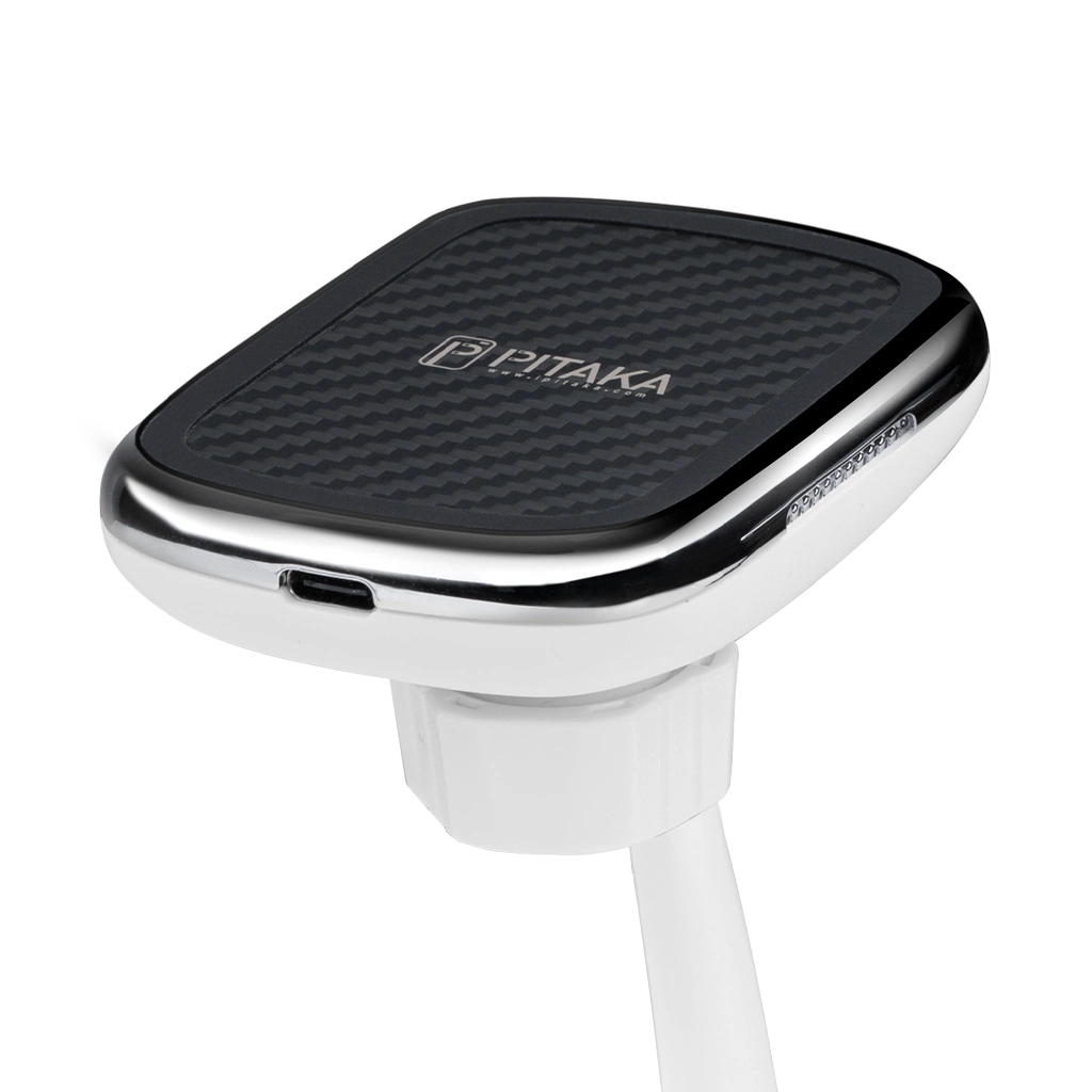 MagEZ Mount Qi Wireless Charger Stand - Fast Charging Desktop Holder for iPhone, Samsung, AirPods | Perfect for Home, Office & Travel Use
