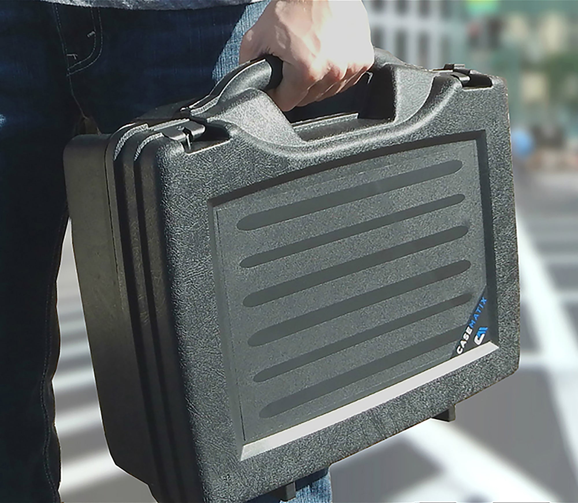 CASEMATIX Heavy Duty Tool Case for Fieldpiece SM482V SMAN Wireless Digital Refrigerant Manifold - Compatible with Digital HVAC Gauges - Durable Storage Case for HVAC Technicians - Perfect for Job Sites & Field Repairs