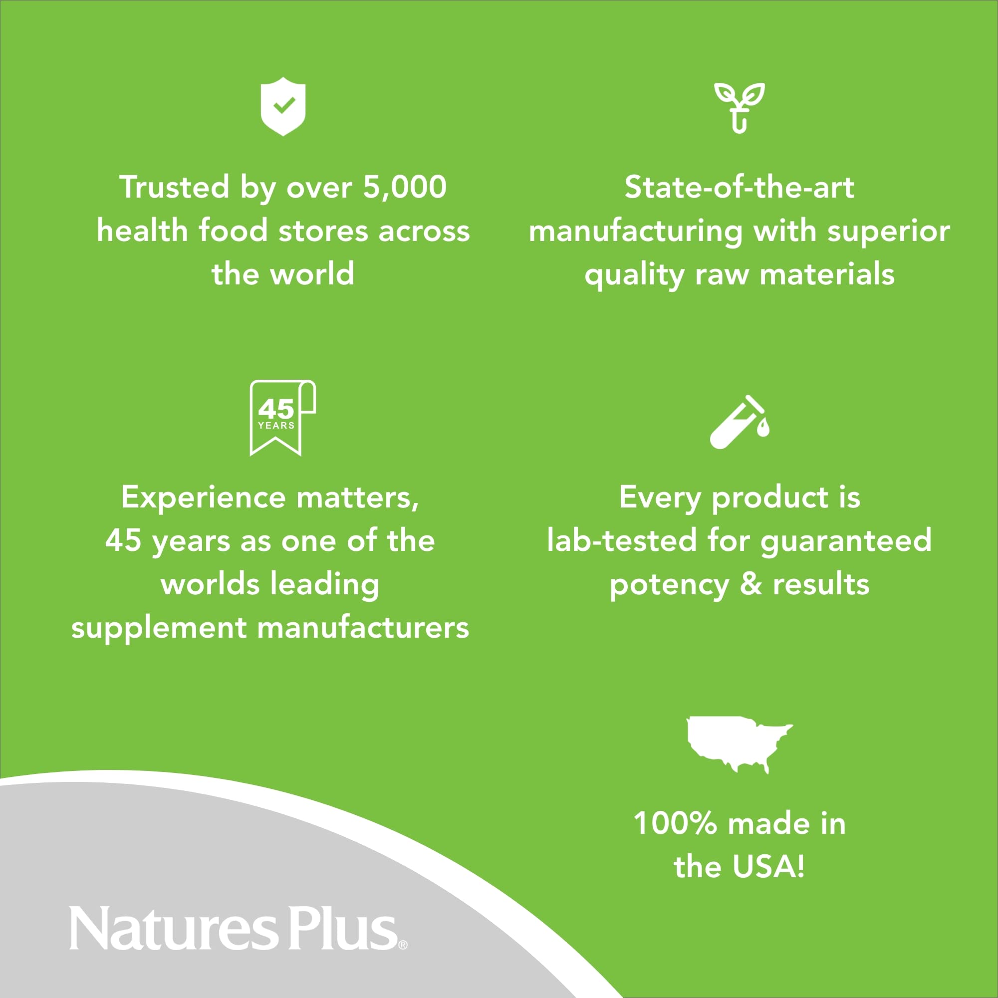 NaturesPlus Mega Zinc 100mg Sustained Release Tablets - 90 Vegetarian & Gluten-Free Tablets - Immune Support Supplement - Ideal for Daily Wellness & Immune System Boost