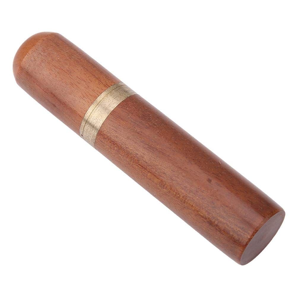 Wooden Needle Storage Box - Sewing Needle Organizer with Safety Lid, Pin Holder Container for Sewing Accessories - Perfect Gift for Women & Crafters (Coffee Brown) - Ideal for Quilting, Embroidery & Knitting Projects
