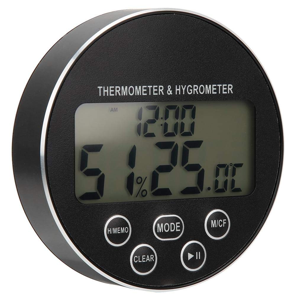 Wireless Digital Meat Thermometer for Grilling, BBQ, Cooking - Waterproof Hygrometer with Timer for Kitchen, Baking, Candy Making - Perfect for Steak, Chicken, Turkey & Outdoor Grilling