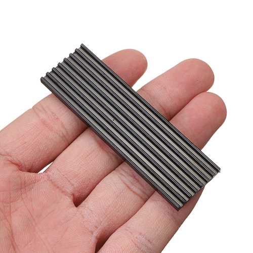 High-Performance Aluminum Cooling Heat Sink with Thermal Pad for SM961/960PRO M.2 NVMe SSD (2280) - Black | PC Gaming & Workstation Cooling Solution