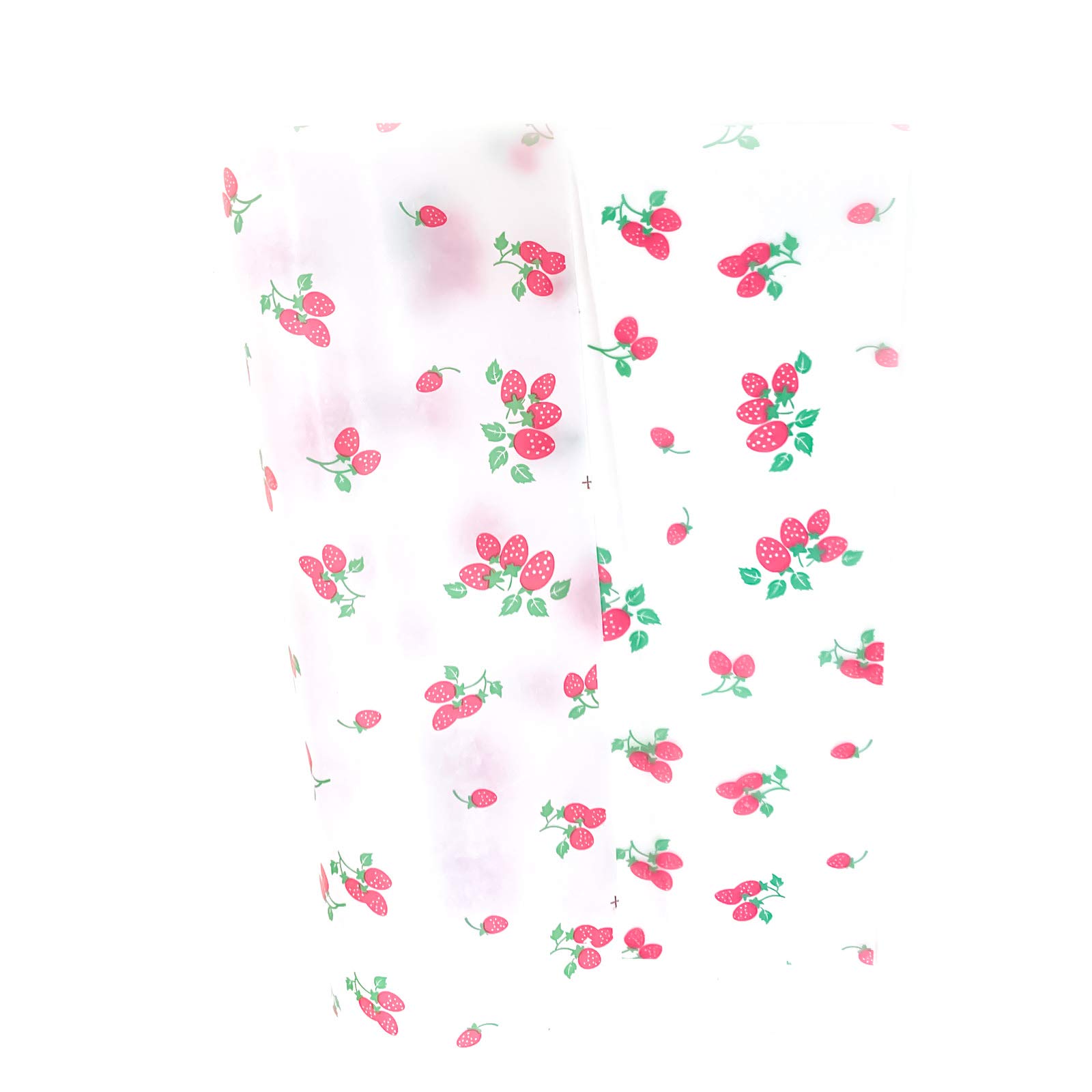 Premium Wax Paper Sheets - 100 Count Strawberry-Colored Parchment Paper for Baking, Food Wrapping & Soap Packaging | Non-Stick, Greaseproof Deli Paper for Cookies, Candies, Pastries & Handmade Crafts | Ideal for Bakeries, Cafés & Home Kitchen Use