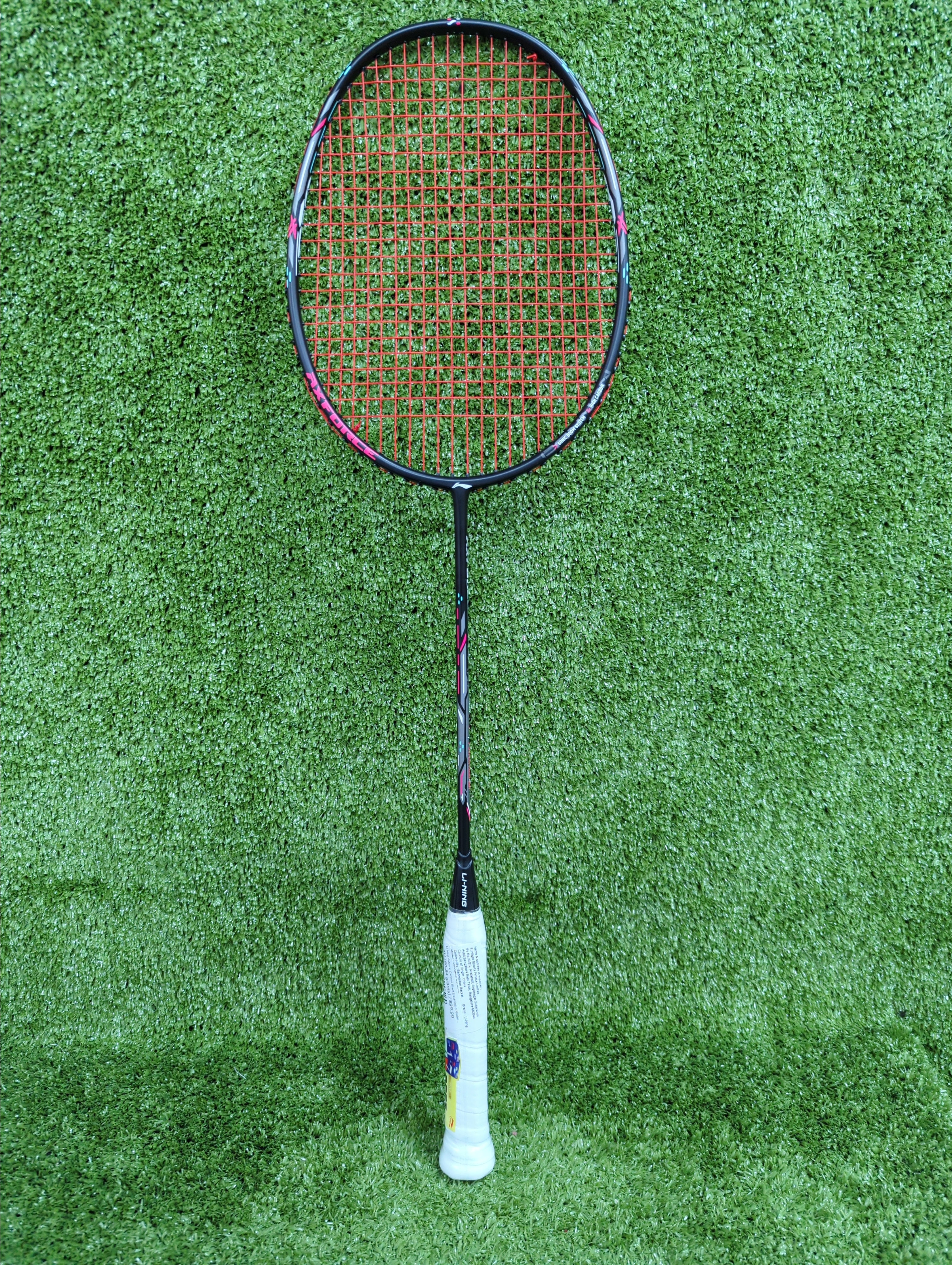 Li Ning Axforce Cannon Black Badminton Racket Unstrung - Professional Carbon Fiber Badminton Racket for Advanced Players | Perfect for Tournaments & Training | Made in China