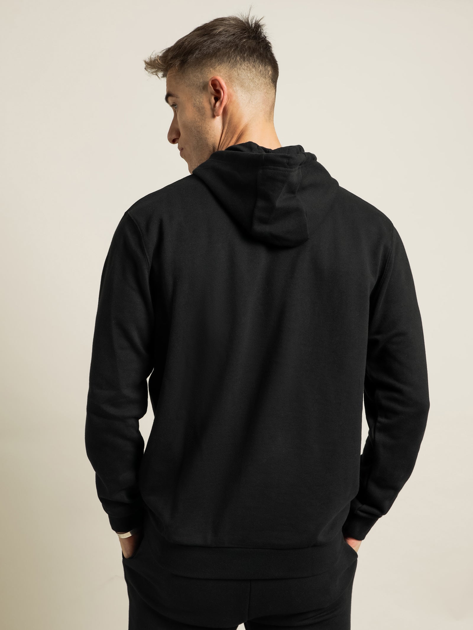Ellesse Men's Primero Black Hoodie - Stylish & Comfortable Pullover for Casual Wear, Gym & Outdoor Activities