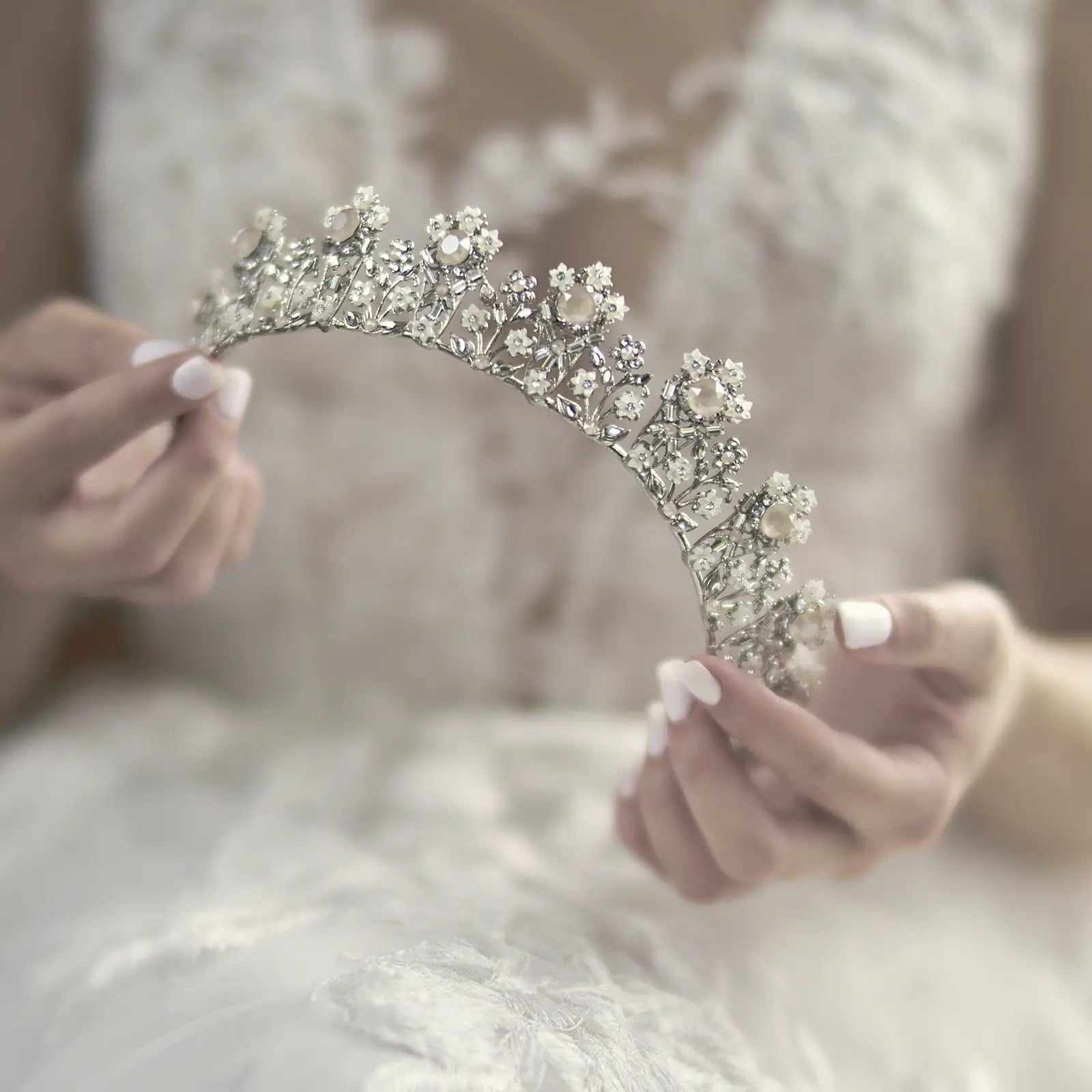 Catalina Crown - Elegant Floral Hair Accessory for Weddings, Parties & Special Events | Perfect for Brides, Bridesmaids & Prom