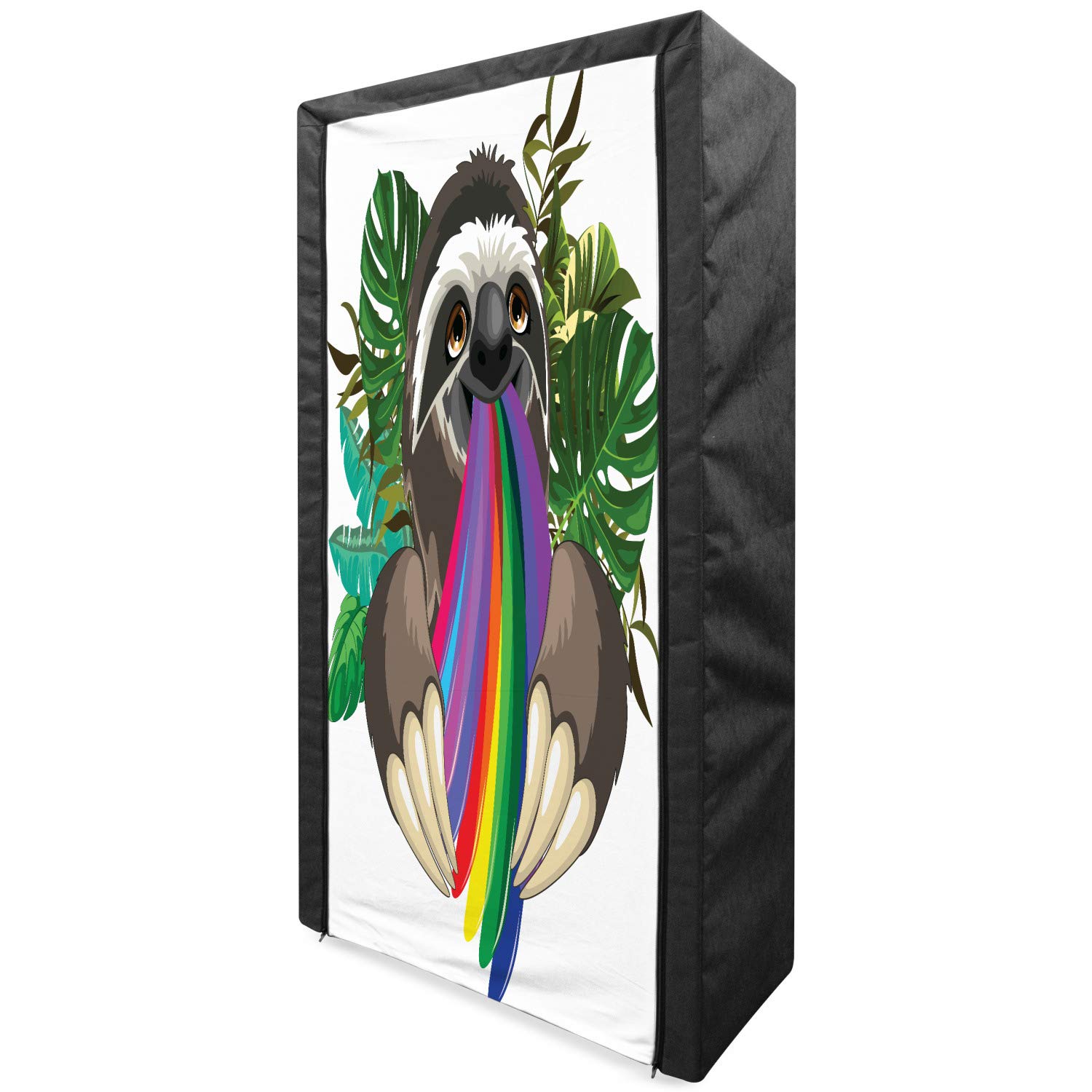 Ambesonne Sloth Portable Fabric Wardrobe - 33.5