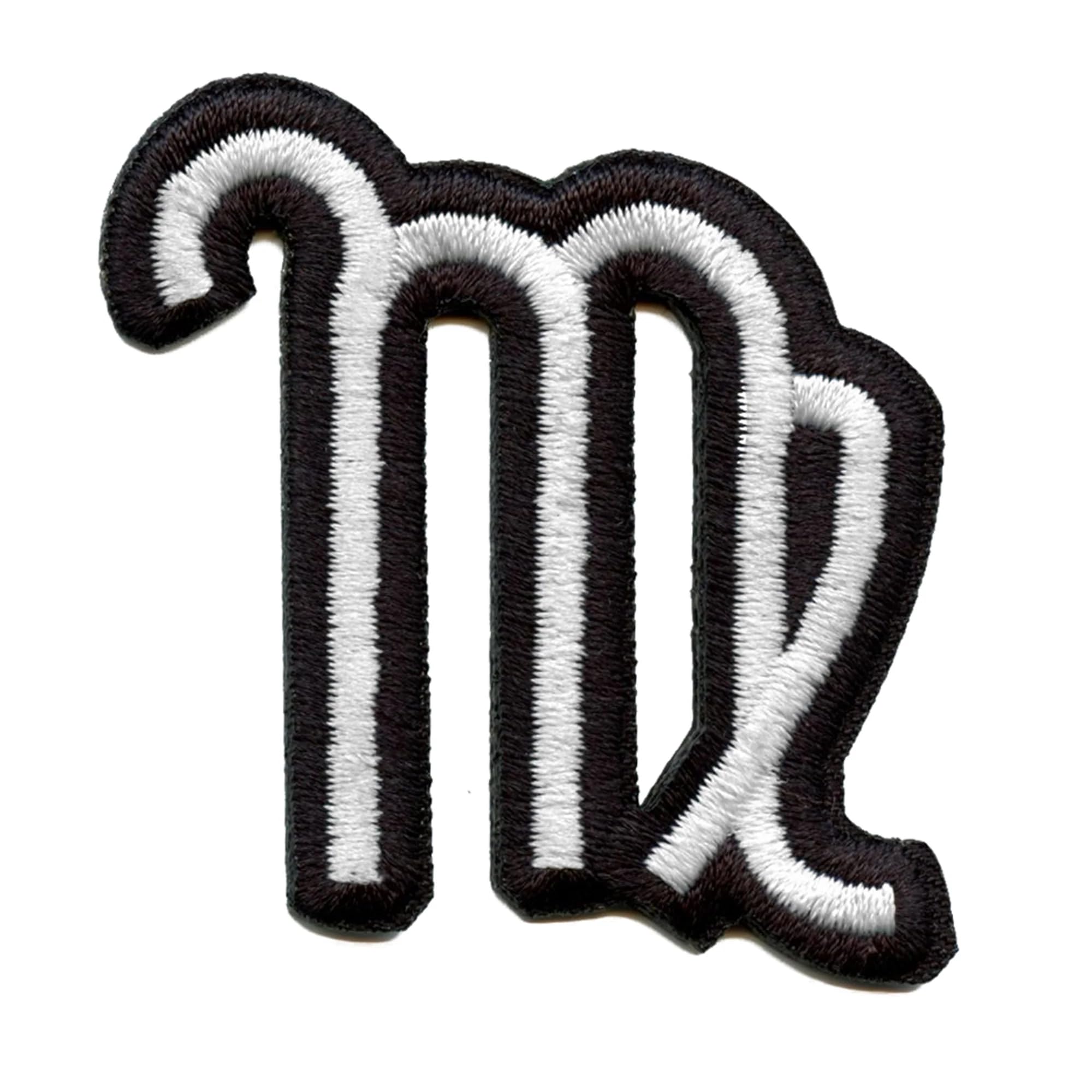 Virgo Zodiac Sign Embroidered Iron-On Patch - Horoscope Symbol for Clothing, Bags & DIY Crafts | Perfect for Astrology Lovers & Fashion Accessories