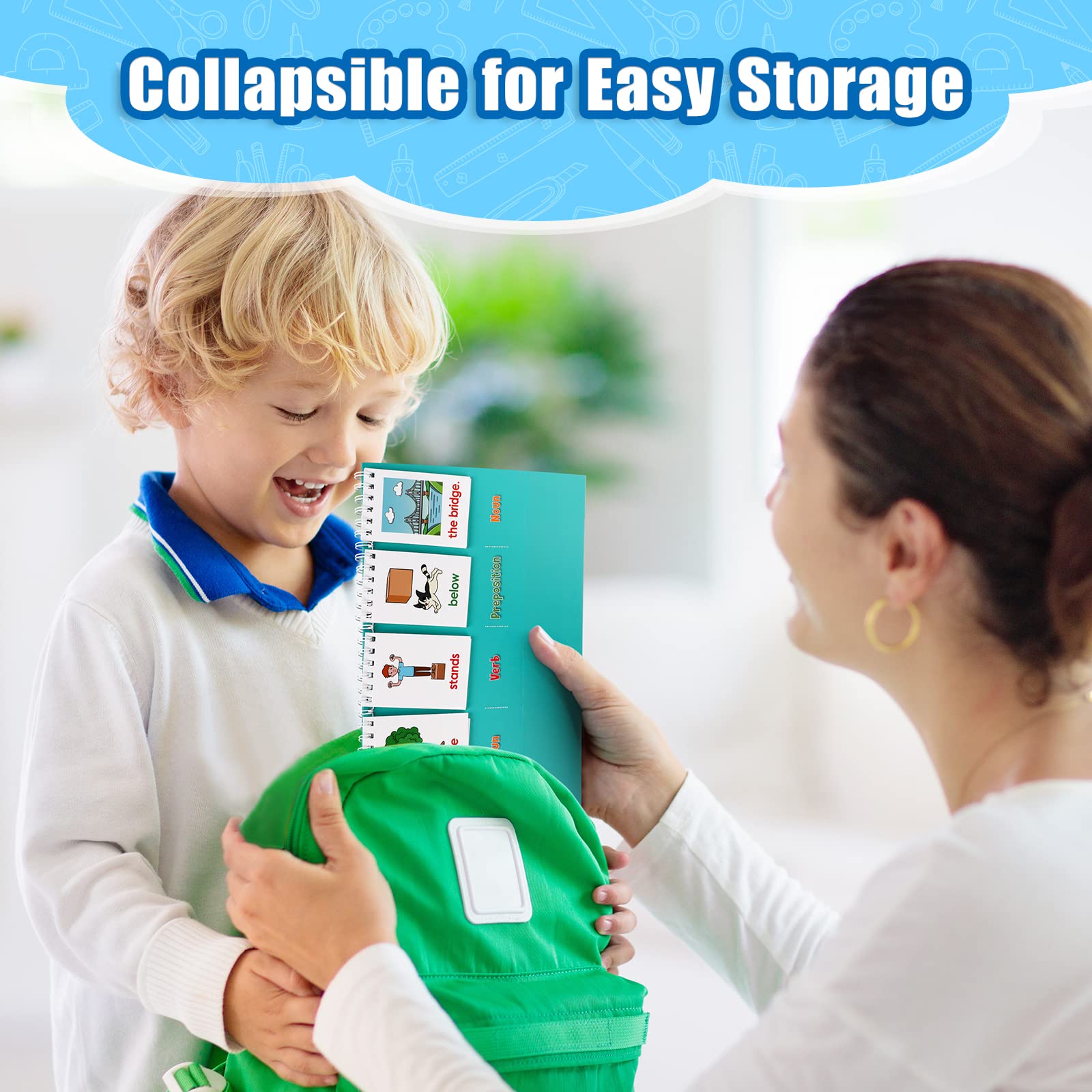 Aizweb Silly Sentence Game for Kids - Speech Therapy & Reading Learning Toy for Preschool, Kindergarten, Homeschool - Fun Classroom Educational Activity