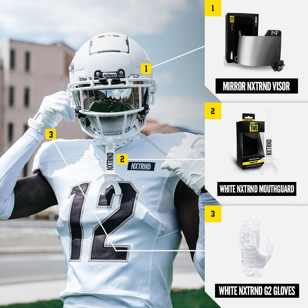 Nxtrnd G2 Football Gloves for Men - Ultra Sticky Elite Receiver Gloves with Enhanced Grip - Perfect for Training, Games & Competitive Play