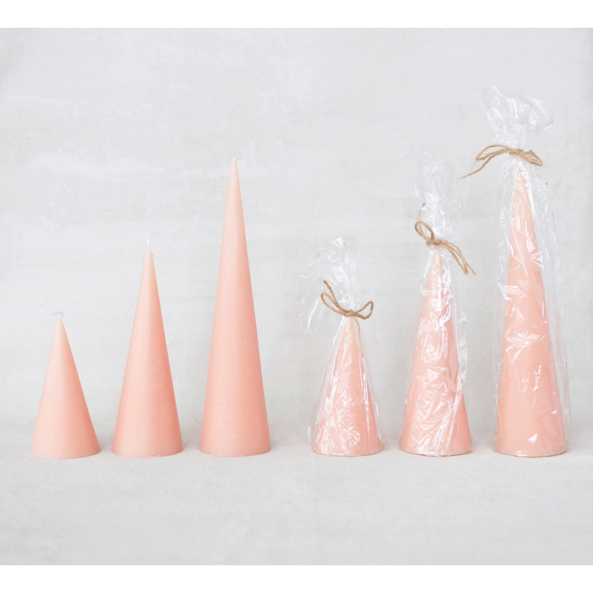 Unscented Pink Tree-Shaped Candle for Home Decor, Christmas, and Holiday Ambiance | Perfect for Gifts, Parties, and Relaxation