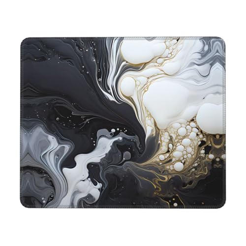 Black and White Marbling