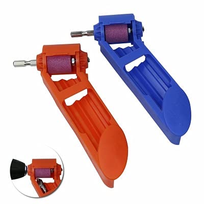 Corundum Grinding Wheel Head - Drill Bit Sharpener & Power Tool Polishing Machine for Engraving, Grinding Nozzle & Sharp Grinding (Orange) - Perfect for DIY, Metalworking & Woodworking Projects
