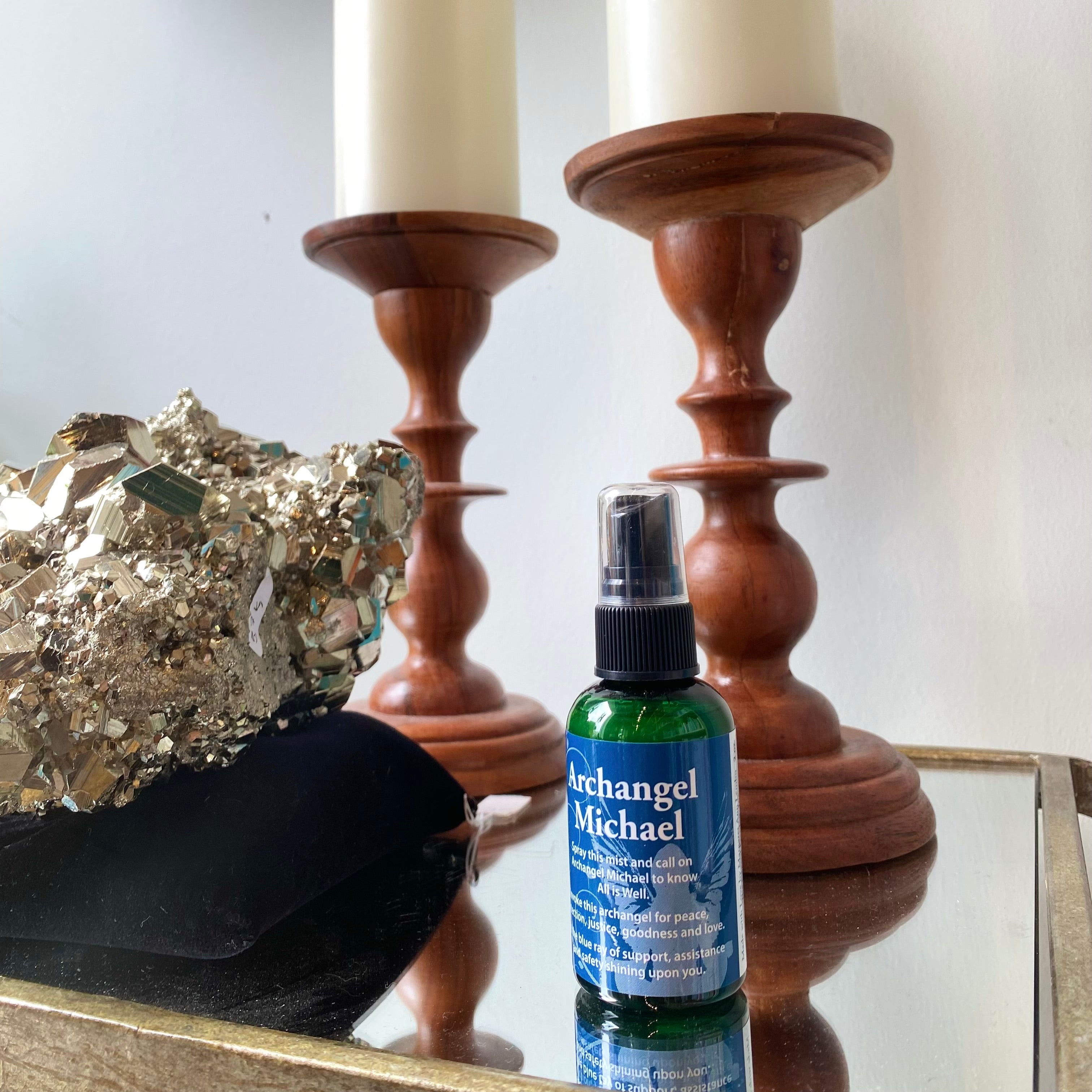 Archangel Michael Protection Spray - Holy Water Blessing Spray for Home, Car & Personal Use | Spiritual Cleansing & Positive Energy