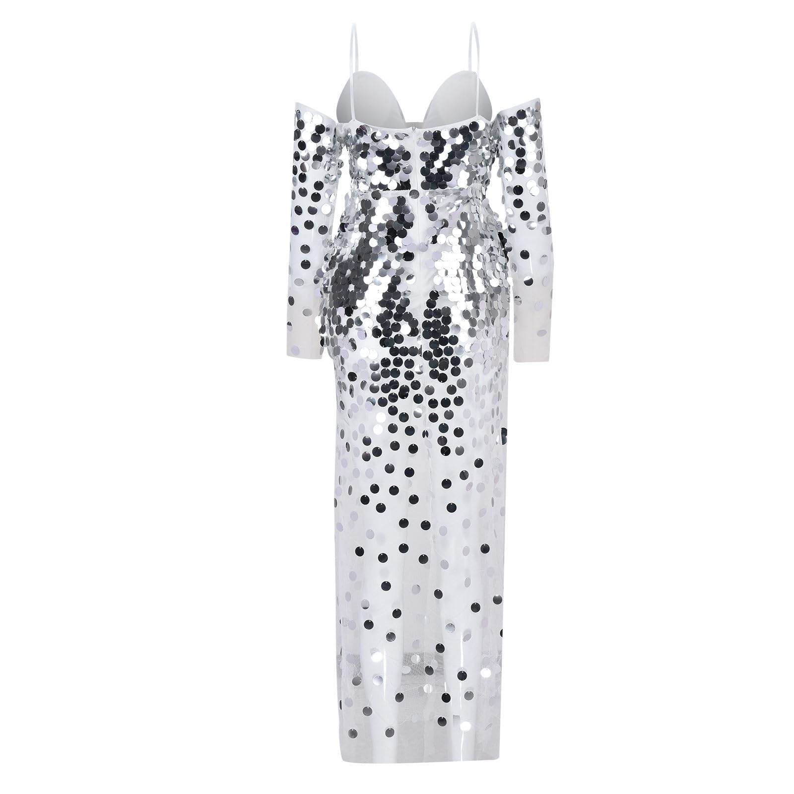 Elegant Long Summer Dresses for Women - Flowy Mesh Sundress for Beach, Club, Evening Party & Prom | Sexy Spring Dress for Casual & Special Occasions
