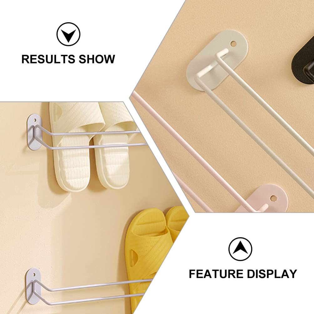 DOITOOL Wall Mounted Shoe Rack - Space Saving Organizer for Closet & Entryway