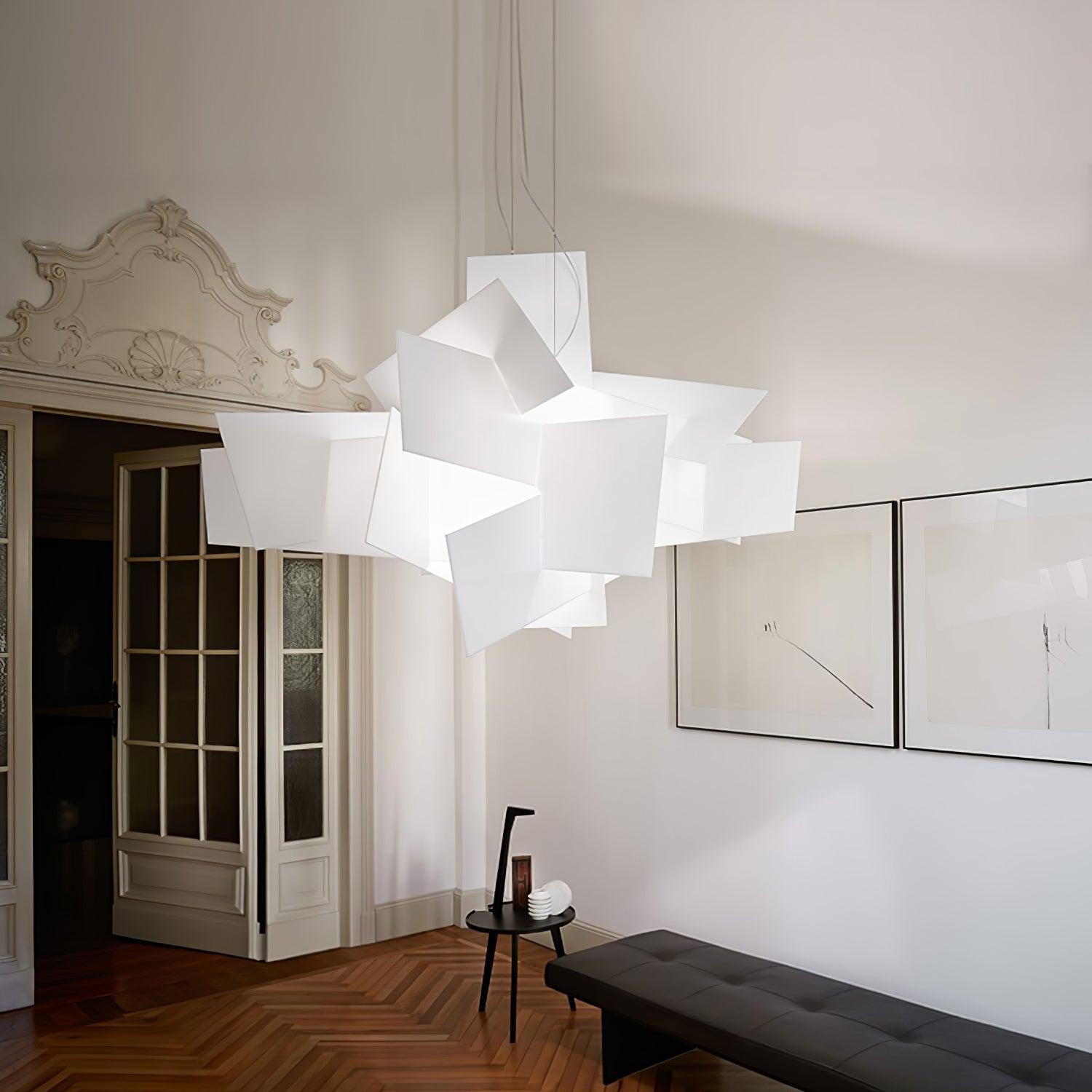 Modern Big Bang Pendant Light Fixture - Industrial Style Ceiling Lamp for Kitchen Island, Dining Room & Living Room Decor