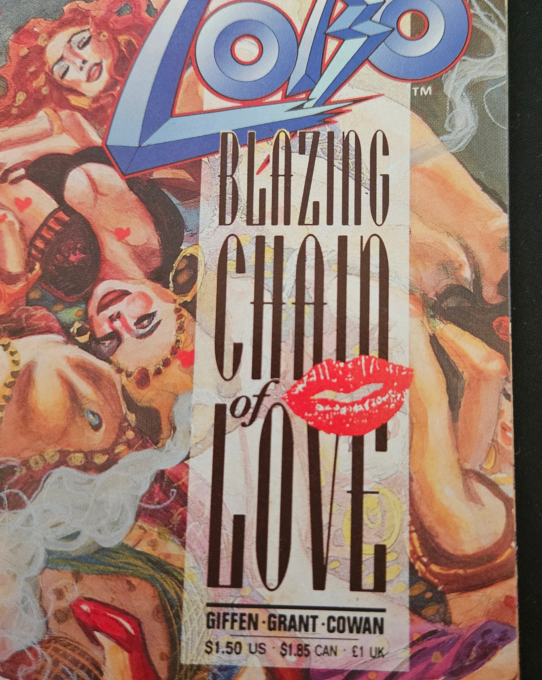 Lobo #1: Blazing Chain of Love - DC Comics 1991 Vintage Collectible - Perfect for Comic Book Collectors & DC Universe Fans