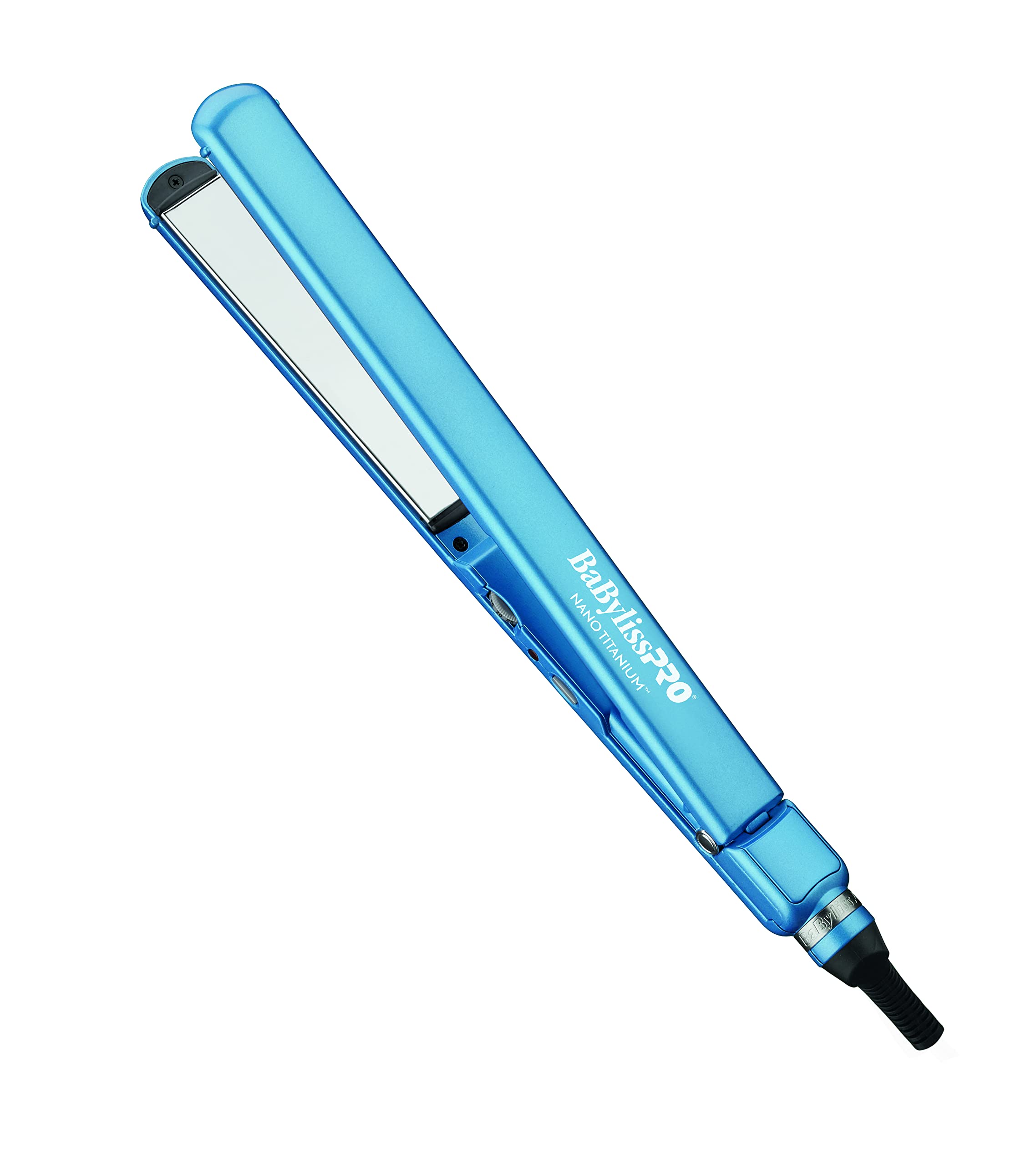 BabylissPRO Nano Titanium Ultra-Thin Hair Straightener - Professional Flat Iron for All Hair Types | Salon-Quality Styling at Home for Smooth, Shiny & Frizz-Free Hair