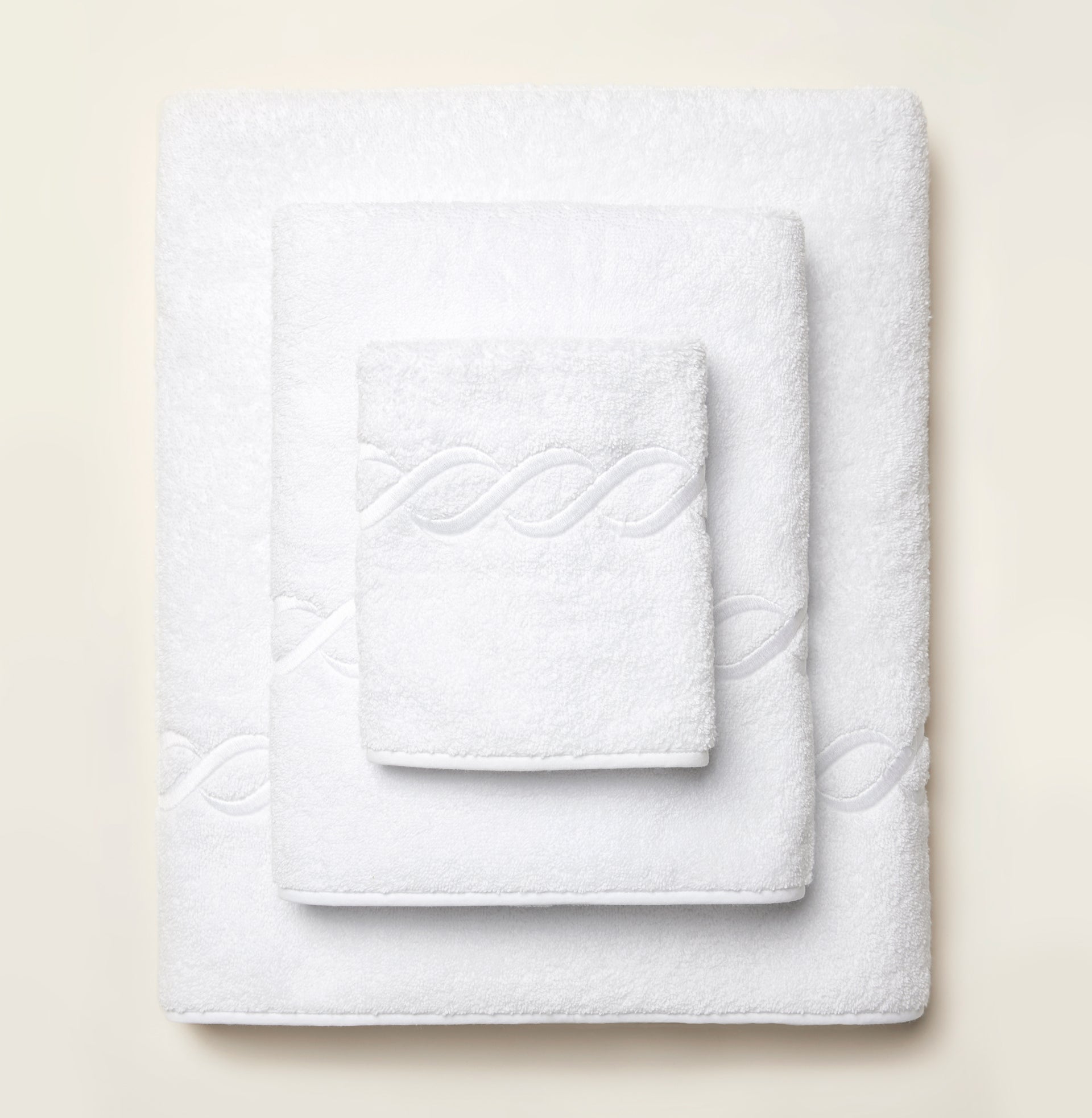 Modern Braided Towel Set - Soft & Absorbent Bath & Beach Towels for Spa, Pool, Gym & Home Use