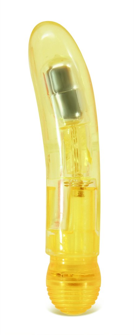 Multi-Speed Soft Curved G-Spot Vibrator - Waterproof Silicone Adult Sex Toy for Women - Perfect for Solo Play & Couples Intimacy (Yellow)