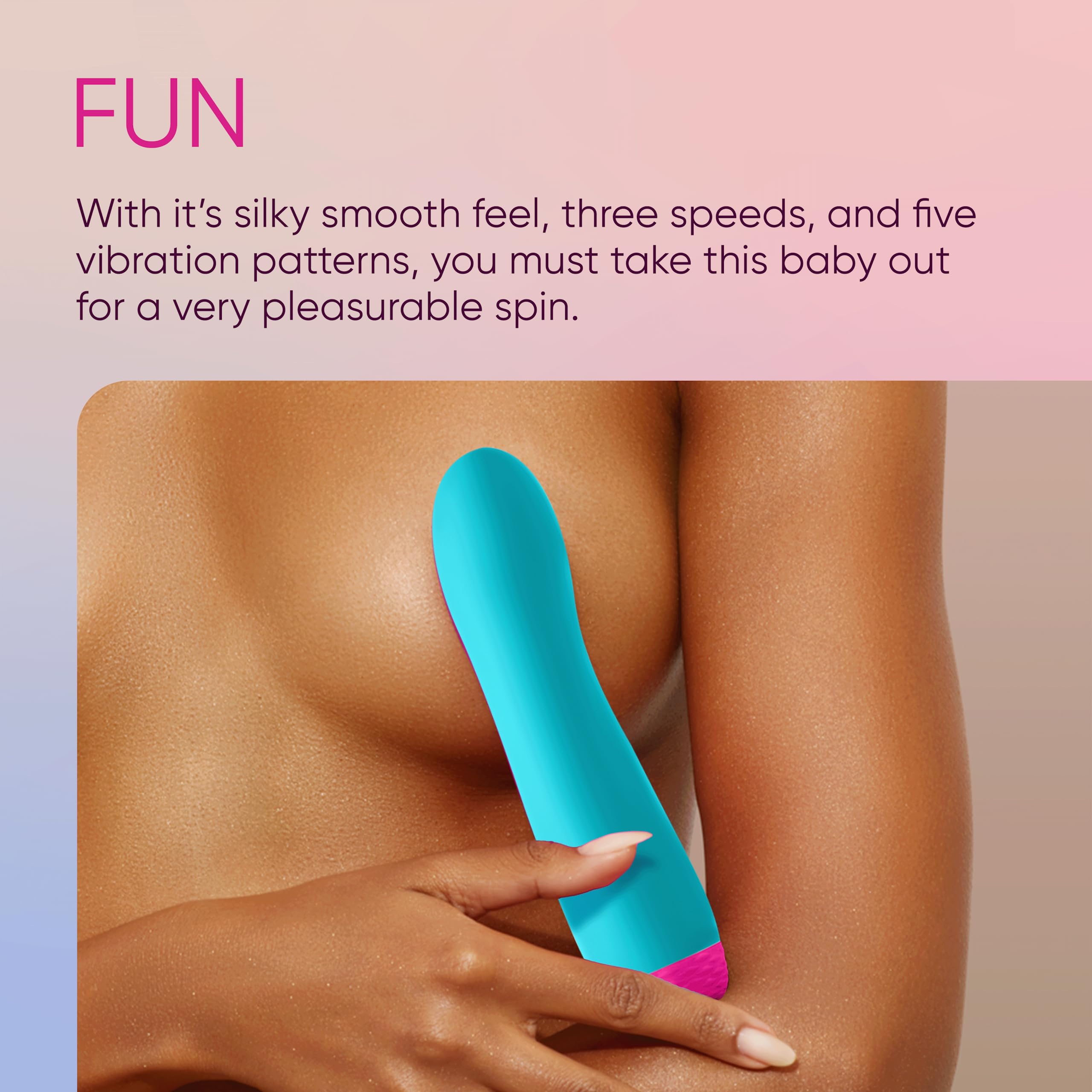 360° Rotating Bullet Vibrator for Women - 3 Speeds & 5 Vibration Patterns with Boost Mode - Waterproof Silicone Adult Sex Toy - Perfect for Solo Play, Couples & Travel (Turquoise)