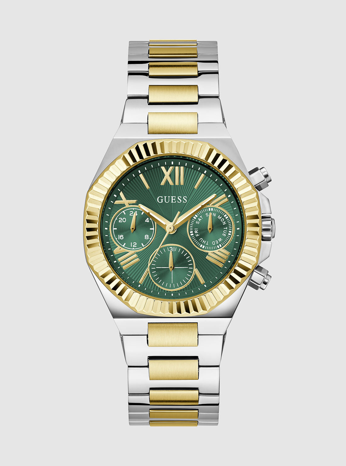 Gold Silver Equality Link Watch for Men & Women - Elegant Unisex Stainless Steel Bracelet Watch - Perfect for Business, Casual & Formal Occasions