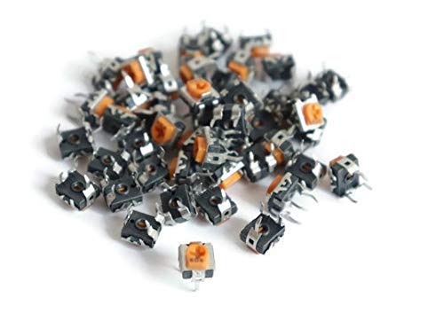 Robobulls Electronics 20k Ohm Variable Resistor 203 Trimmer Potentiometer - 5 Pack for DIY Electronics, Circuit Boards & Audio Equipment Adjustments