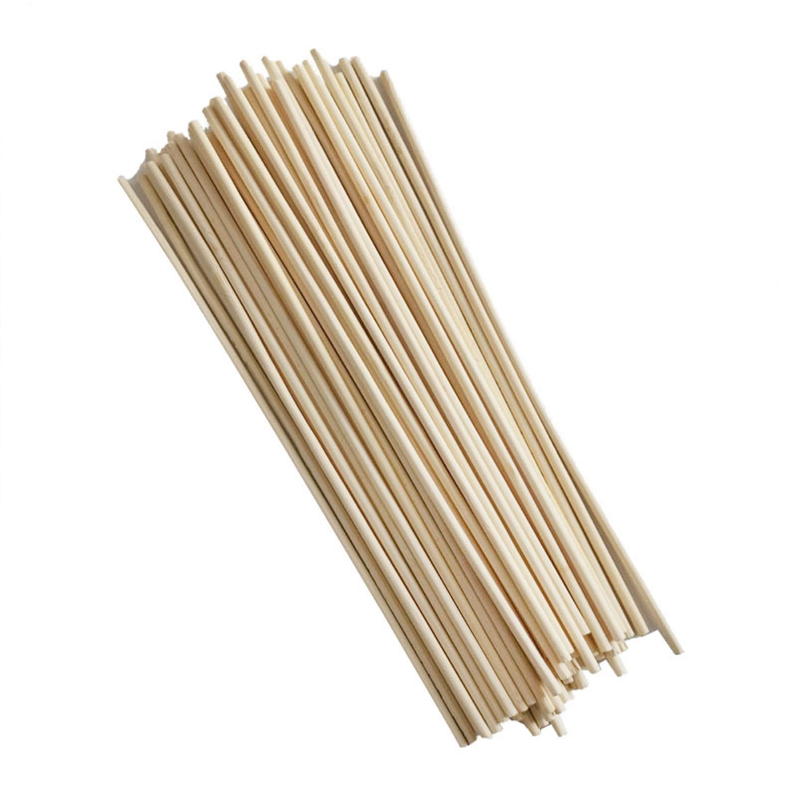 MSUIINT 100 Pack Natural Bamboo Plant Stakes - 7.9 Inch Garden Sticks for Indoor & Outdoor Plants, Tomatoes, Beans & Potted Plants | Perfect for Gardening, Plant Support & DIY Projects