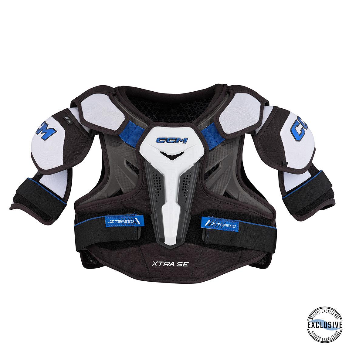 CCM Jetspeed XTRA SE Senior Hockey Shoulder Pads - Protective Gear for Ice Hockey Players - Perfect for Competitive Games & Training Sessions